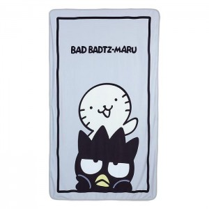 Black Hello Kitty Badtz-maru Cool and Comfy Throw Blanket | CA_HK15360