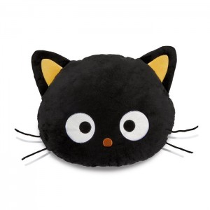 Black Hello Kitty Chococat Oversized Face Plush (Just Lounging Series) | CA_HK33922