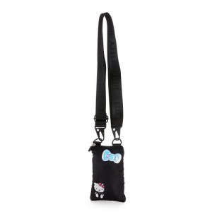 Black Hello Kitty Hello Kitty Crossbody Phone Bag (Feeling Chic Series) | CA_HK81468