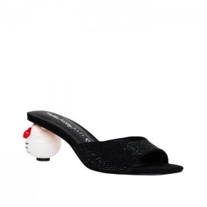 Black Hello Kitty Hello Kitty x Katy Perry Mule (Black) | CA_HK40165