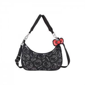 Black Hello Kitty Hello Kitty x LeSportsac Small Convertible (I Am A Star) | CA_HK63190