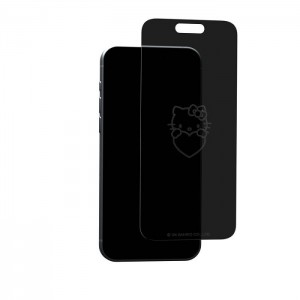 Black Hello Kitty Hello Kitty x Screen Skinz Hands Heart Privacy Screen Protector | CA_HK25166