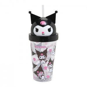 Black Hello Kitty Kuromi 3D Acrylic Travel Tumbler | CA_HK14982