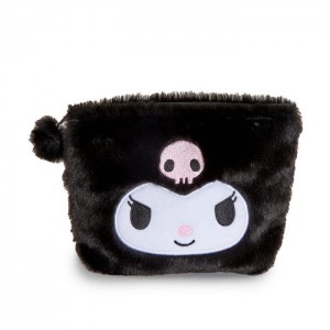 Black Hello Kitty Kuromi Classic Plush Zipper | CA_HK69845