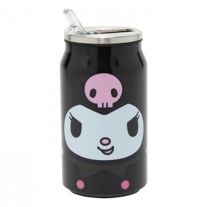 Black Hello Kitty Kuromi Soda Can Water Bottle | CA_HK73492