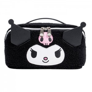 Black Hello Kitty Kuromi x Impressions Vanity Unfold Travel Bag | CA_HK48023