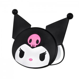 Black Hello Kitty Kuromi x Impressions Vanity LED Compact Mirror | CA_HK92956