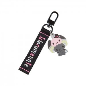 Black Hello Kitty Lloromannic Logo Keychain (Sanrio Character Award Series) | CA_HK41396