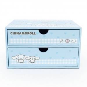 Blue Hello Kitty Cinnamoroll 2-Drawer Storage Chest | CA_HK85514