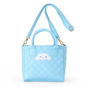 Blue Hello Kitty Cinnamoroll 2-Way Mini Quilted | CA_HK37556