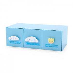 Blue Hello Kitty Cinnamoroll 3-Tier Besties Stacking Container | CA_HK60416