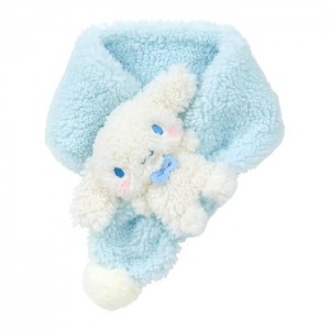 Blue Hello Kitty Cinnamoroll Cozy Sherpa Kids Wrap Scarf | CA_HK63784