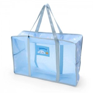 Blue Hello Kitty Cinnamoroll Mesh Storage Tote (Large) | CA_HK46658