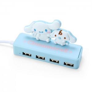 Blue Hello Kitty Cinnamoroll Mini USB Hub | CA_HK67618