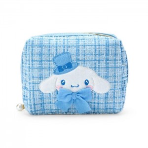 Blue Hello Kitty Cinnamoroll Mini Zipper (Winter Tweed Series) | CA_HK15417