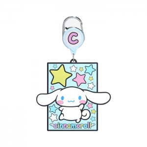 Blue Hello Kitty Cinnamoroll Retractable ID Badge Reel | CA_HK73219