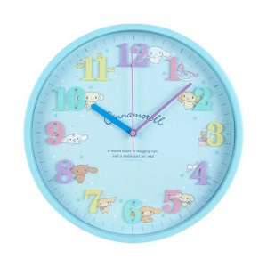 Blue Hello Kitty Cinnamoroll Wall Clock | CA_HK37179