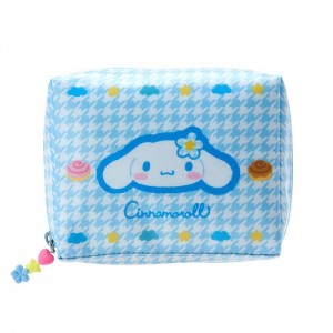 Blue Hello Kitty Cinnamoroll Zipper (Floral Houndstooth Series) | CA_HK43740