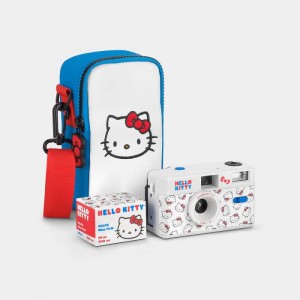 Blue Hello Kitty Hello Kitty Classic FC-11 35mm Camera Bag and Film Gift Box | CA_HK91040