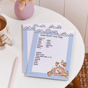 Blue Hello Kitty Hello Kitty and Friends x Erin Condren Holiday Medium Notepad 2-Piece Set | CA_HK47086