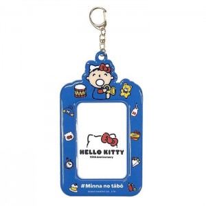 Blue Hello Kitty Minna No Tabo ID Badge Holder (Hello, Everyone! Series) | CA_HK98282