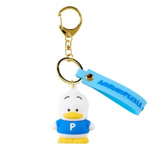 Blue Hello Kitty Pekkle Signature Keychain | CA_HK34643