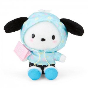 Blue Hello Kitty Pochacco Plush Mascot Keychain (Day at the Funfair Series) | CA_HK68590