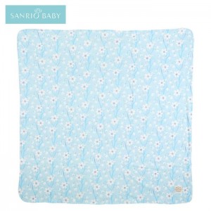 Blue Hello Kitty Sanrio Baby Organic Cotton Cinnamoroll Swaddle Blanket | CA_HK94055