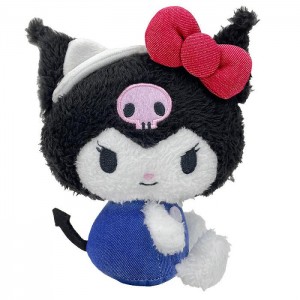 Blue / Black Hello Kitty Kuromi 6" Mascot Plush (Hello, Everyone! Series) | CA_HK87210