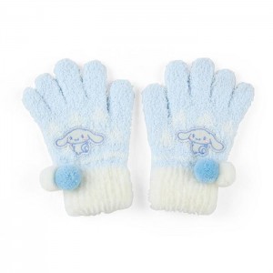 Blue / White Hello Kitty Cinnamoroll Kids Cozy Gloves | CA_HK17432