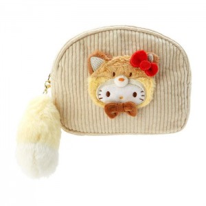 Brown Hello Kitty Hello Kitty Zipper (Forest Friends Series) | CA_HK11721