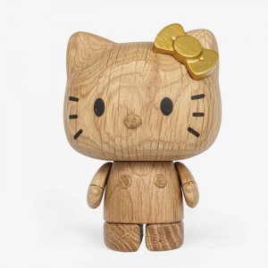 Brown Hello Kitty Hello Kitty x Boyhood Limited Edition Oak Figurine (50th Anniversary) | CA_HK88979