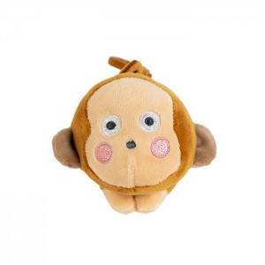 Brown Hello Kitty Monkichi Plush Mascot Clip | CA_HK16114