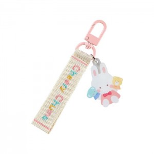 Cream Hello Kitty Cheery Chums Logo Keychain (Sanrio Character Award Series) | CA_HK73388