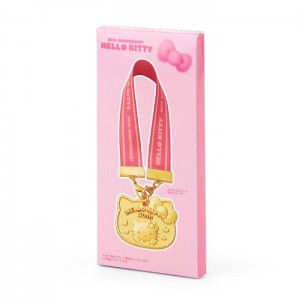 Gold Hello Kitty Hello Kitty 50th Anniv. Blind Box Mini-Medal Charm | CA_HK65900