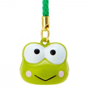 Green Hello Kitty Keroppi Mini Mascot Bell Charm | CA_HK98974