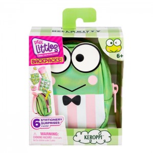 Green Hello Kitty Keroppi Real Littles Micro Backpack | CA_HK72223