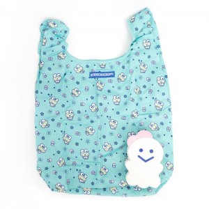 Green Hello Kitty Keroppi Reusable Tote Bag (Teru Teru and Me Series) | CA_HK64361