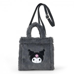 Grey Hello Kitty Kuromi Plush 2-Way Mini | CA_HK96866