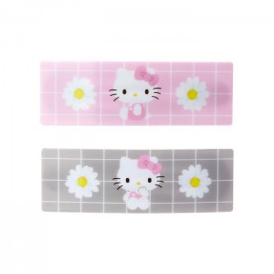 Grey / Pink Hello Kitty Hello Kitty 2-Piece Hair Clip Set | CA_HK85787