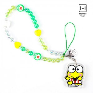 Multicolor Hello Kitty Keroppi Beaded Charm Mobile Phone Wrist Strap | CA_HK30263