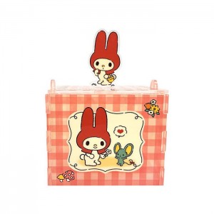 Orange Hello Kitty My Melody Acrylic Storage Case (Red Classic Gingham Series) | CA_HK31662