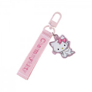 Pink Hello Kitty Charmmy Kitty Logo Keychain (Sanrio Character Award Series) | CA_HK47767