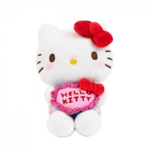 Pink Hello Kitty Hello Kitty 50th Anniv. Plush Mascot Keychain (Full of Happy Series) | CA_HK22388