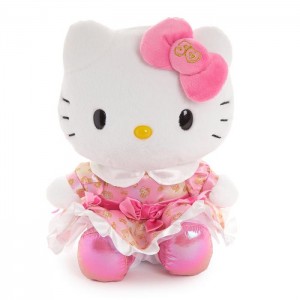 Pink Hello Kitty Hello Kitty 50th Anniversary 2024 Limited Edition 15" Plush | CA_HK40260