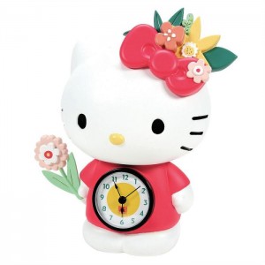 Pink Hello Kitty Hello Kitty Blossoms Desk Clock | CA_HK51614