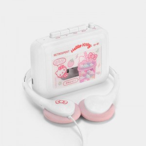 Pink Hello Kitty Hello Kitty Strawberry Milk CP-81 Portable Cassette Player | CA_HK35248