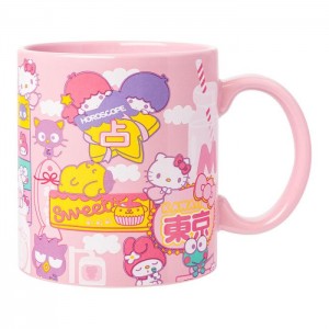 Pink Hello Kitty Hello Kitty and Friends Ceramic Mug (Kawaii Fun) | CA_HK35099