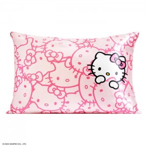 Pink Hello Kitty Hello Kitty x Kitsch Faces Pillowcase (Pink) | CA_HK98543