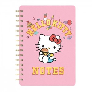 Pink Hello Kitty Hello Kitty x Studio Oh! College Letters Agatha Notebook | CA_HK79593